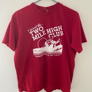 Hollister Mile High Club Red T-Shirt